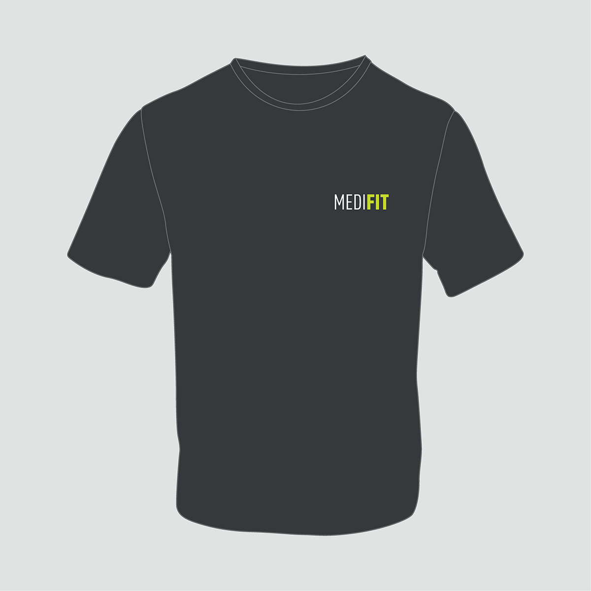 Herren T-Shirt MEDIFIT anthrazit