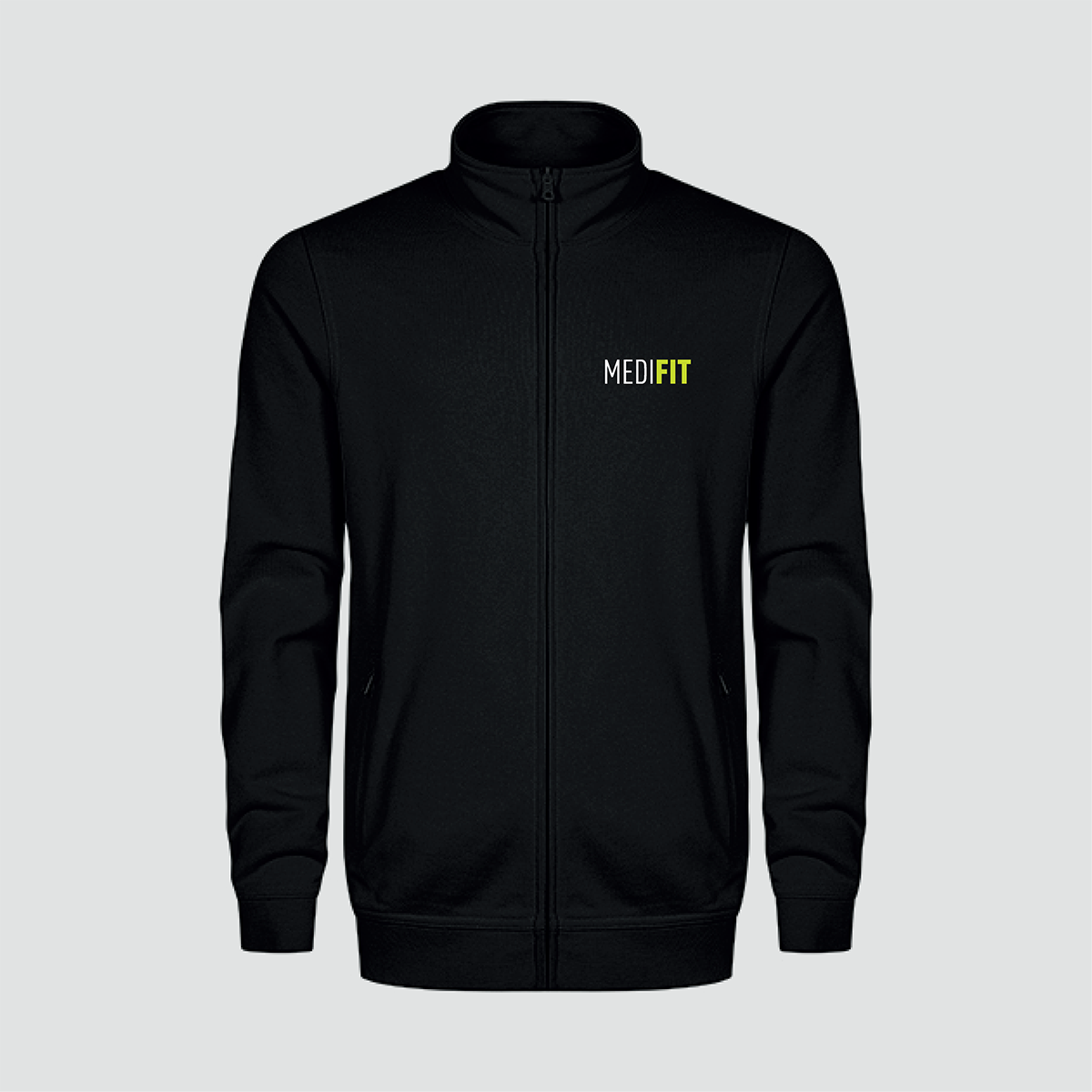 Herren Fleecejacke MEDIFIT anthrazit